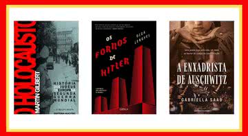 Capa das obras inspiradas no maior genocídio do século XX, todas disponíveis na Amazon - Créditos: Reprodução / Amazon