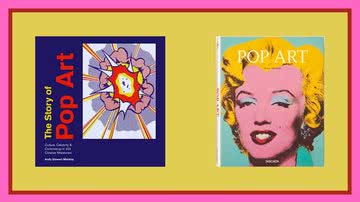 Capas dos livros sobre Pop Art. Todos disponíveis na Amazon - Créditos: Reprodução / Amazon