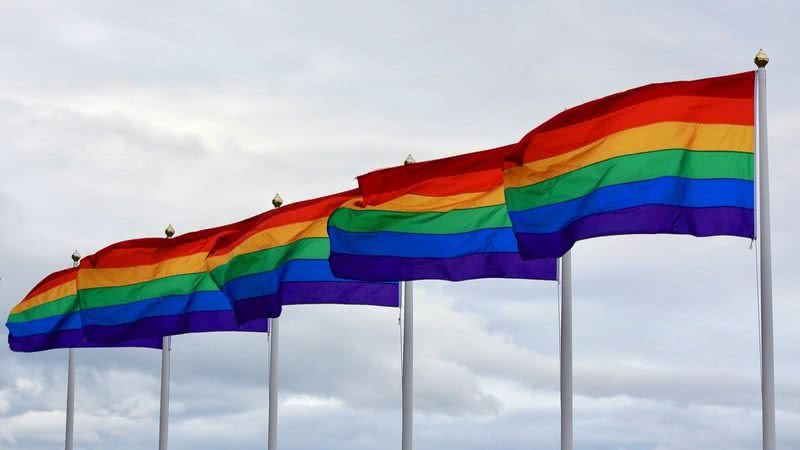 Imagem meramente ilustrativa de bandeiras LGBT