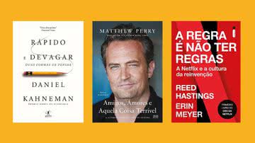 Adquira a autobiografia de Matthew Perry e o renomado Rápido e Devagar por preços incríveis durante o evento! - Créditos: Reprodução/Amazon