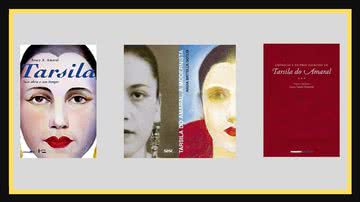 Capas de algumas das obras inspiradas na vida de Tarsila do Amaral. Todos disponíveis na Amazon! - Créditos: Reprodução/Amazon
