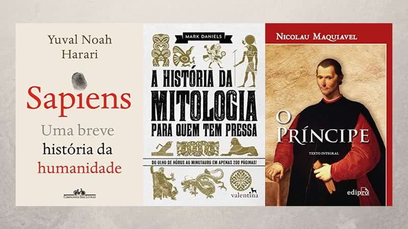 Confira títulos literários em destaque nessa categoria da Amazon - Divulgação/:Companhia das Letras/ Valentina/ Edipro