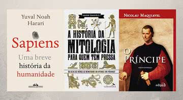 Confira títulos literários em destaque nessa categoria da Amazon - Divulgação/:Companhia das Letras/ Valentina/ Edipro