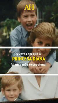 5 vezes em que a princesa Diana foi uma mãe excepcional