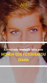 A inusitada revelação feita pelo homem que fotografou Diana