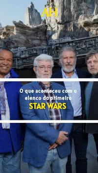 O que aconteceu com o elenco do primeiro Star Wars