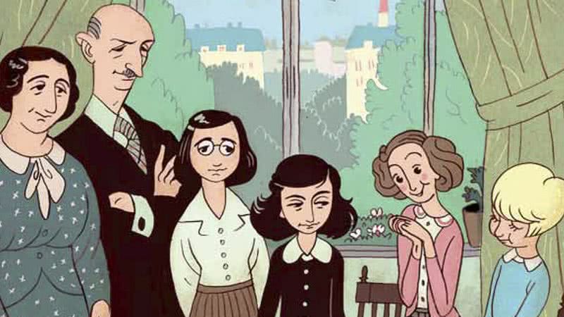 Ilustração de "O diário de Anne Frank em quadrinhos" (2017) - Divulgação/ Editora Record/ David Polonsky