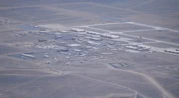 Fotografia aérea da Faixa de Testes e Treinamento de Nevada. - Divulgação / Gabriel Zeifman