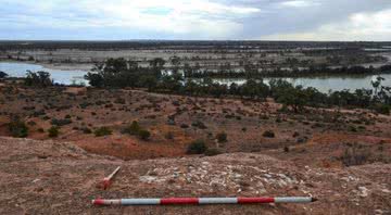 Um dos pontos onde a presença de aborígenes foi notada - Universidade Flinders