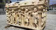O sarcófago encontrado na Turquia - Divulgação
