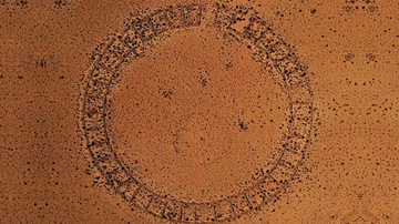 Waskiri, grande estrutura circular que teria servido para adoração ao Sol por antigos povos andinos - Reprodução/Pablo Cruz et.al