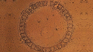 Waskiri, grande estrutura circular que teria servido para adoração ao Sol por antigos povos andinos - Reprodução/Pablo Cruz et.al