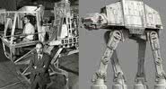 A máquina criada para o Exército dos Estados Unidos e o AT-AT de Star Wars - Divulgação/Universidade Estadual de Ohio/Walt Disney Pictures