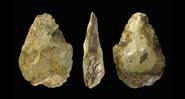 As pedras usadas para caça e corte passaram a ser cuidadosamente afiadas ao longo da evolução - The Portable Antiquities Scheme