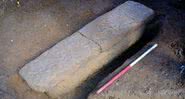 O caixão romano encontrado na Inglaterra - Divulgação/LP Archaeology