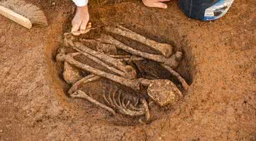 Esqueletos encontrados em Guadalupe - Divulgação/ INRAP/Jessica Laguerre