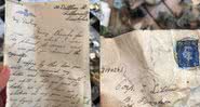 Cartas encontradas no Esplanade Hotel em Scarborough - Divulgação/Scarborough Historical and Archaeological Society (SHAC)