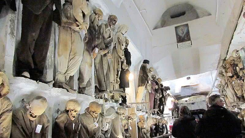 Catacumbas dos Capuchinhos de Palermo, na Itália
