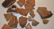 Cerâmica descoberta no local - Divulgação - Projeto Bailey Hill