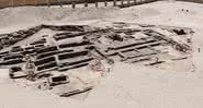 Imagem aérea da descoberta egípcia - Divulgação/Youtube