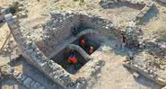 A cisterna encontrada em Beçin, Turquia - Divulgação/AA PHOTO