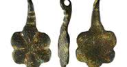Pingente de cobre encontrado no condado de Lincolnshire, na Inglaterra - Divulgação / PAS
