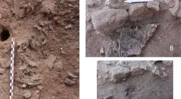 Restos mortais encontrados em Beisamoun, Israel - Divulgação/PLOS ONE