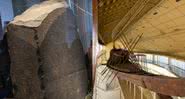 Fotografias da Pedra de Roseta e da Barca funerária de Quéops - Getty Images