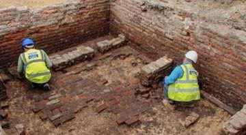 Arqueólogos estudam terreno da casa de shows Red Lion - Divulgação/ University College London