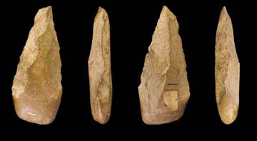 Machados de mão encontrados neste mês de julho - Divulgação / Museu de Toulouse