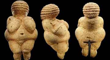 A Vênus de Willendorf vista de diferentes ângulos - Wikimedia Commons / Bjorn Christian Torrissen