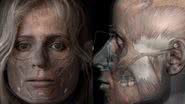 Imagem da reconstrução do rosto de mulher da era medieval em 3D - Divulgação / Universidade de Bradford