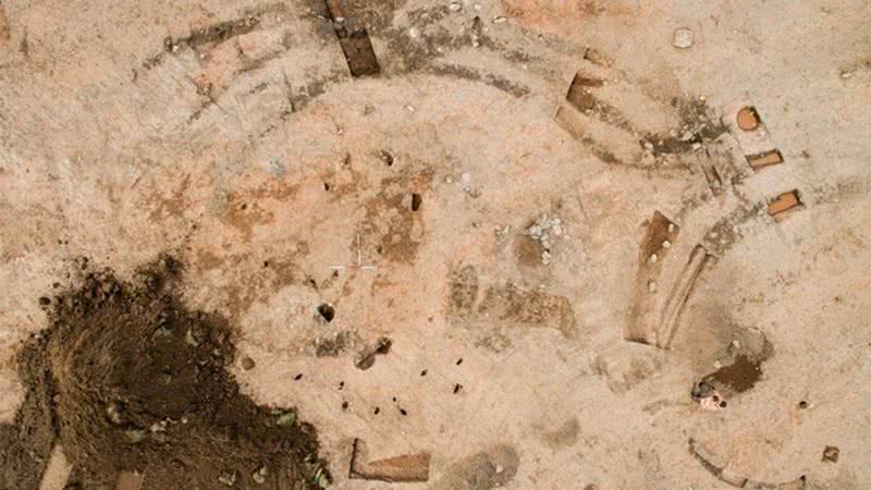 Fotografia do local das escavações - Divulgação/ Cameron Archaeology