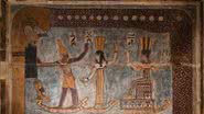 Cena de Ano Novo em templo do Egito Antigo - Divulgação/Ministério do Turismo e Antiguidades (MoTA)/Ahmed Amin