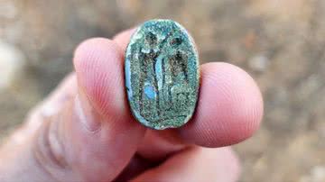 Fotografia do artefato encontrado - Divulgação/ Autoridade de Antiguidades de Israel
