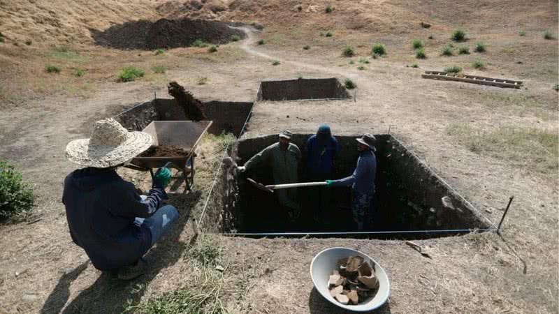 Escavações realizadas em Ecbátana - Tehran Times