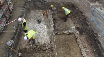 Escavação realizada em Athlone - Escritório de Obras Públicas (OPW)