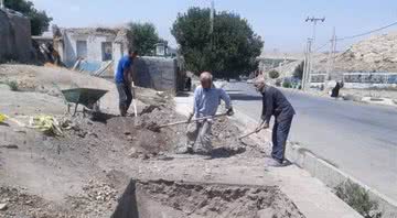 Escavações realizadas na cidade de Nahavand, no Irã - Divulgação/Chtn.ir