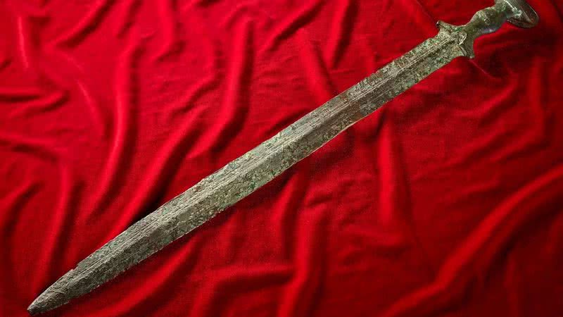 Imagem da espada encontrada - J. Vogel/LVR-LandesMuseum Bonn