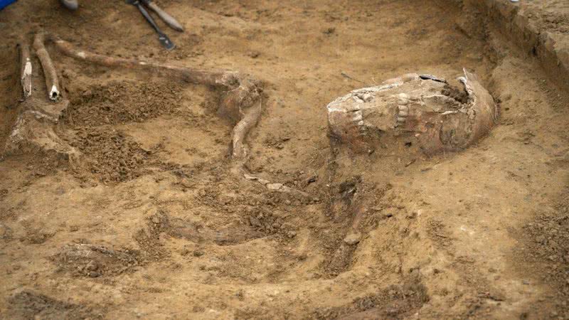 Esqueleto revelado da Batalha de Waterloo - Divulgação/Chris Van Houts/Waterloo Uncovered