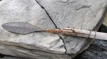 Uma das flechas reveladas na Noruega - Divulgação