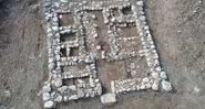 Fotografia aérea do forte encontrado no sul de Israel - Divulgação/Autoridade de Antiguidades de Israel