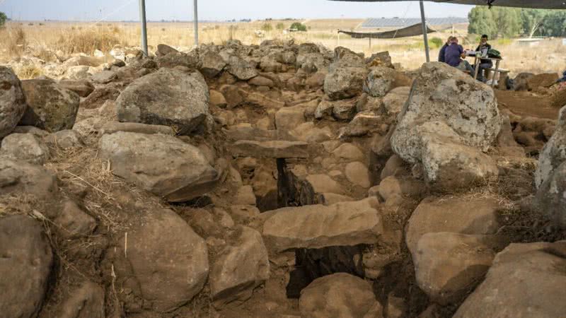 Escavação arqueológica revela forte - Divulgação - Autoridade de Antiguidades de Israel (IAA)
