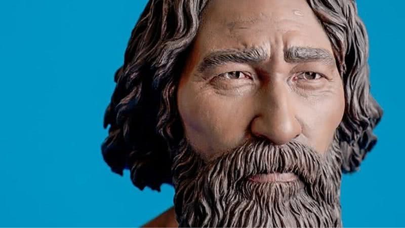 Reconstrução facial do Homem de Kennewick - Divulgação - Grant Delin/Smithsonian