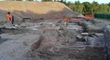 As escavações tiveram início no dia 10 - Reprodução/Inrap