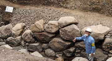 Escavação em um dos 32 hectares do Palácio Imperial de Kyoto - Divulgação