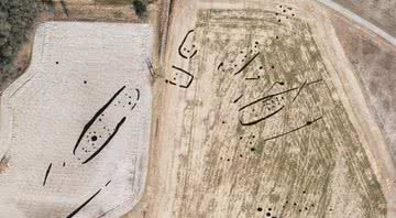Foto do terreno onde estão enterradas as malocas identificadas por um radar geológico - Divulgação/ Lars Gustavsen