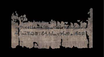 Parte do Papiro Louvre-Carlsberg - Divulgação/The Papyrus Carlsberg Collection - University of Copenhagen