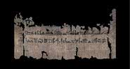 Parte do Papiro Louvre-Carlsberg - Divulgação/The Papyrus Carlsberg Collection - University of Copenhagen