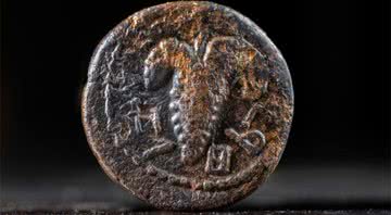 A moeda em foto de alta resolução - Autoridade de Antiguidades de Israel